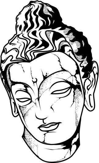 323x531 Buddha Tattoo Drawing