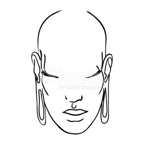 300x300 Buddha Face Stock Vectors