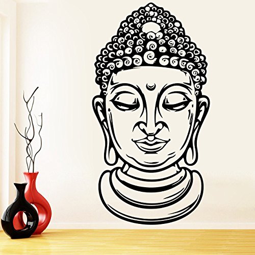 500x500 buy decor kafe home decor buddha face wall sticker, wall sticker