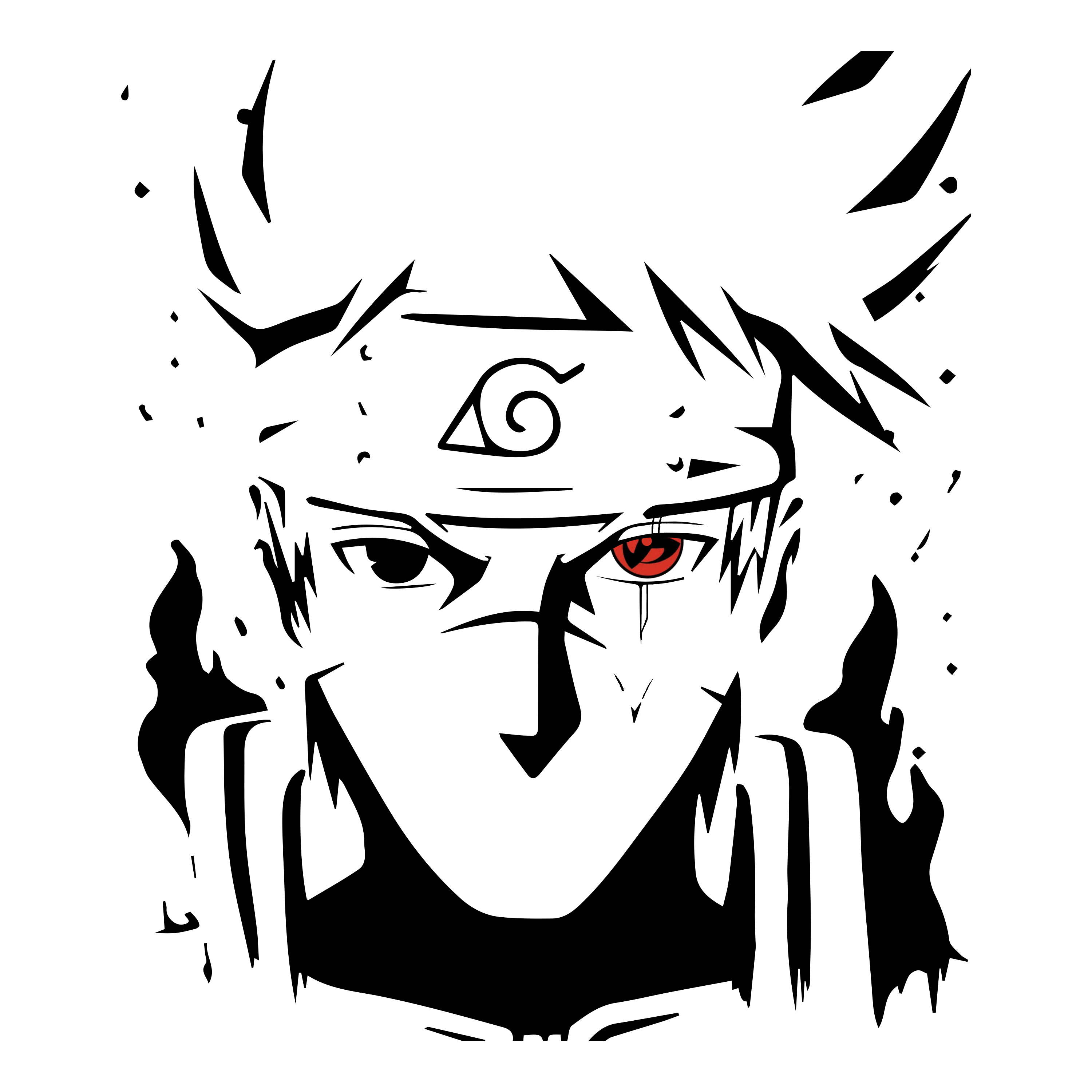 3000x3000 Collection Of Free Drawing Naruto Half Face Download On Ui Ex