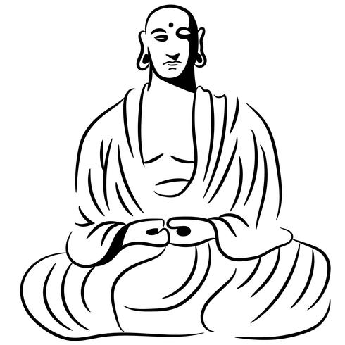 490x490 Buddha Vector