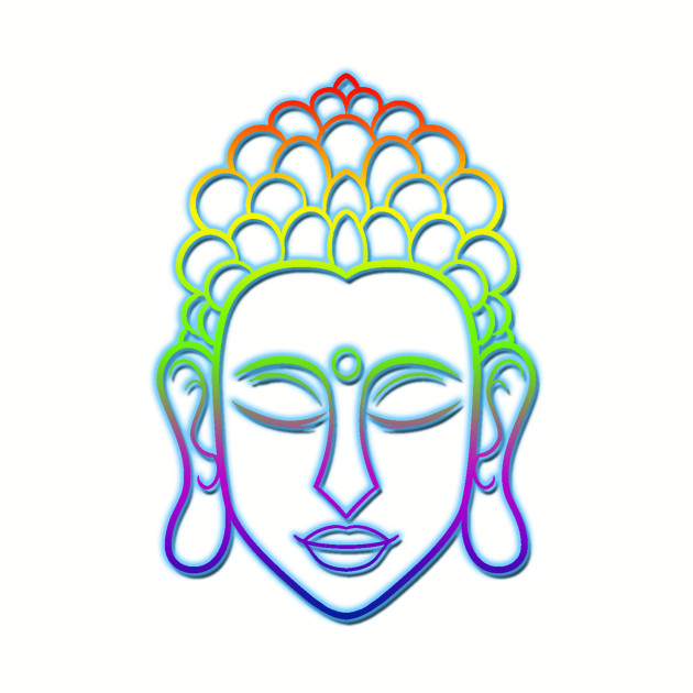 630x630 Buddha Face Multi Color