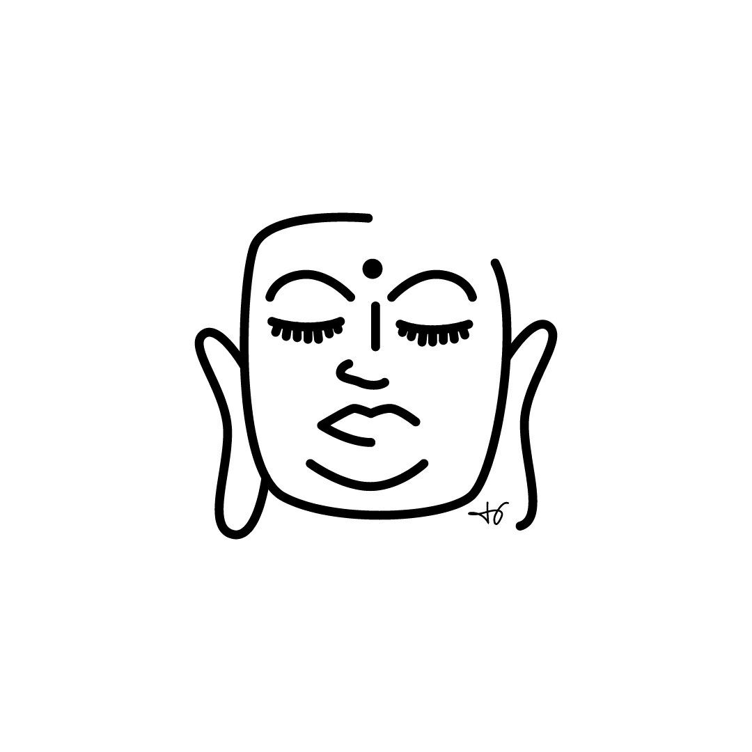 1080x1080 Buddha Logo Inspiration