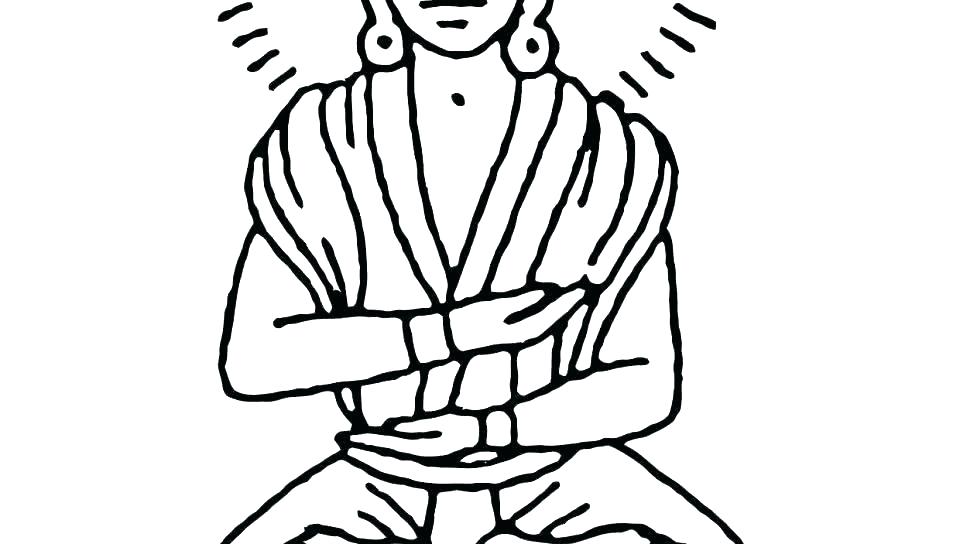 960x544 Buddha Coloring Pictures