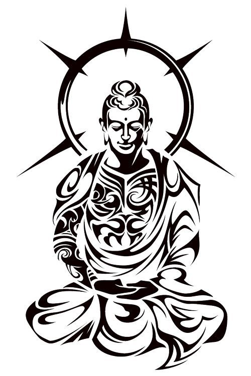 500x750 Buddha Drawings For Tattoos Ideas And Designs