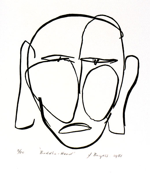 519x600 Burgess Jeff Buddha Head