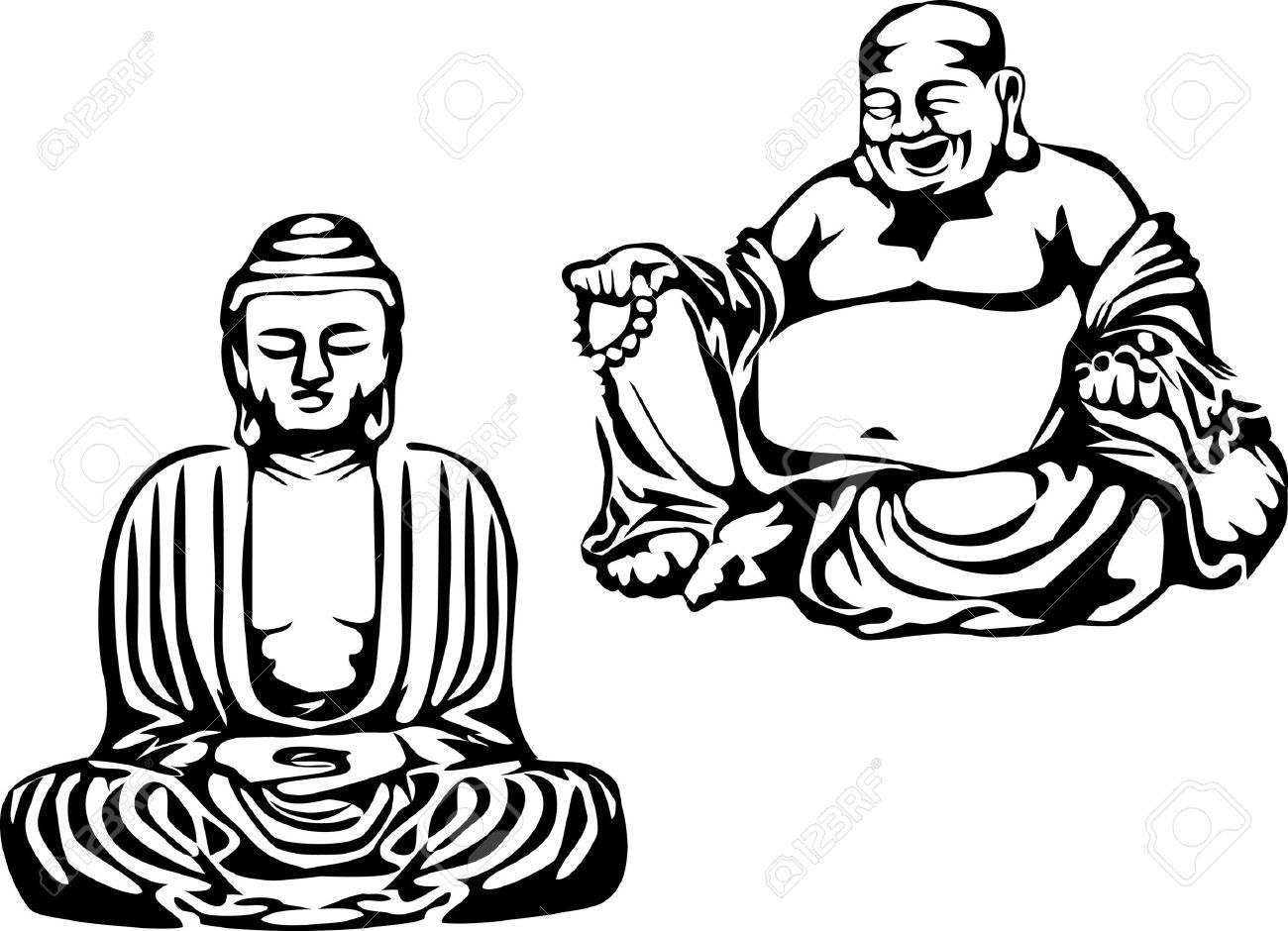 1300x940 Vector Buddha