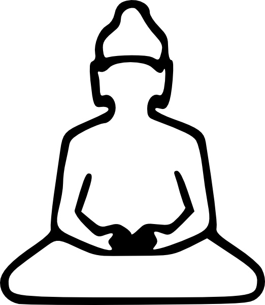 522x599 Buddha Outline Clip Art Free Vector In Open Office Drawing