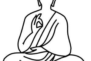 300x200 Buddha Outline Png Png Image