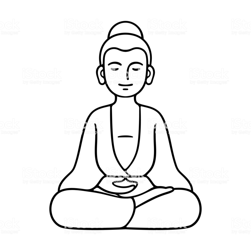 1024x1024 Huge Collection Of 'happy Buddha Drawing' Download More Than