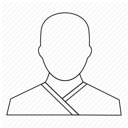 512x512 Asian, Buddha, Buddhism, Culture, Line, Monk, Outline Icon