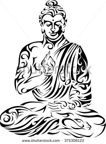 347x470 Collection Of Free Buddha Clipart Seated Drawing Download On Ui Ex