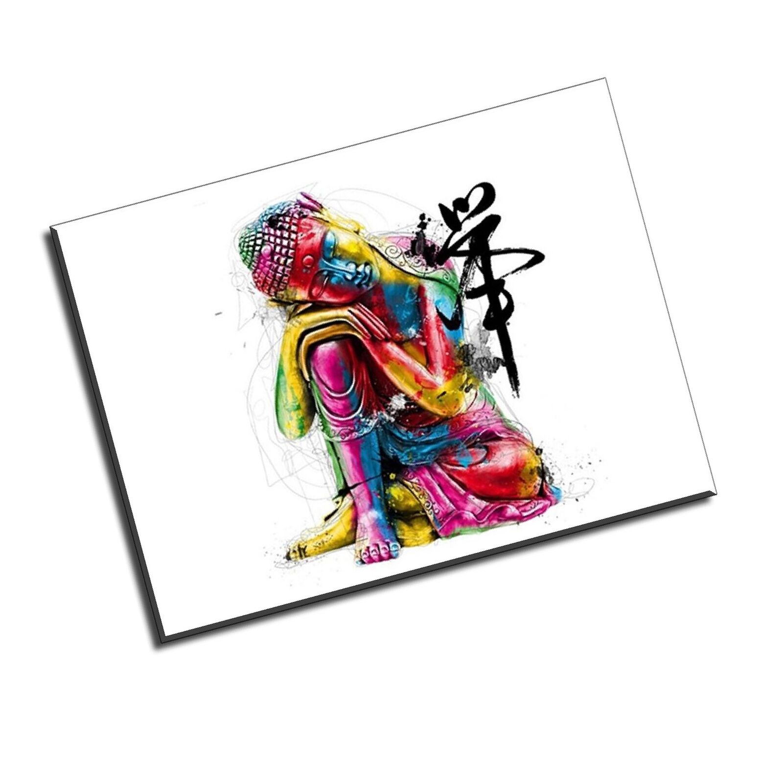 1600x1600 Zen Buddha Statue Wall Art