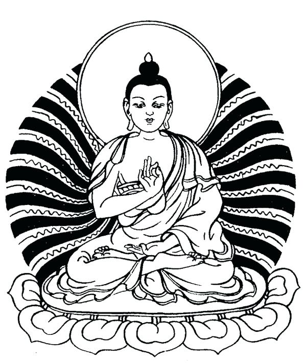 Buddha Statue Drawing | Free download on ClipArtMag