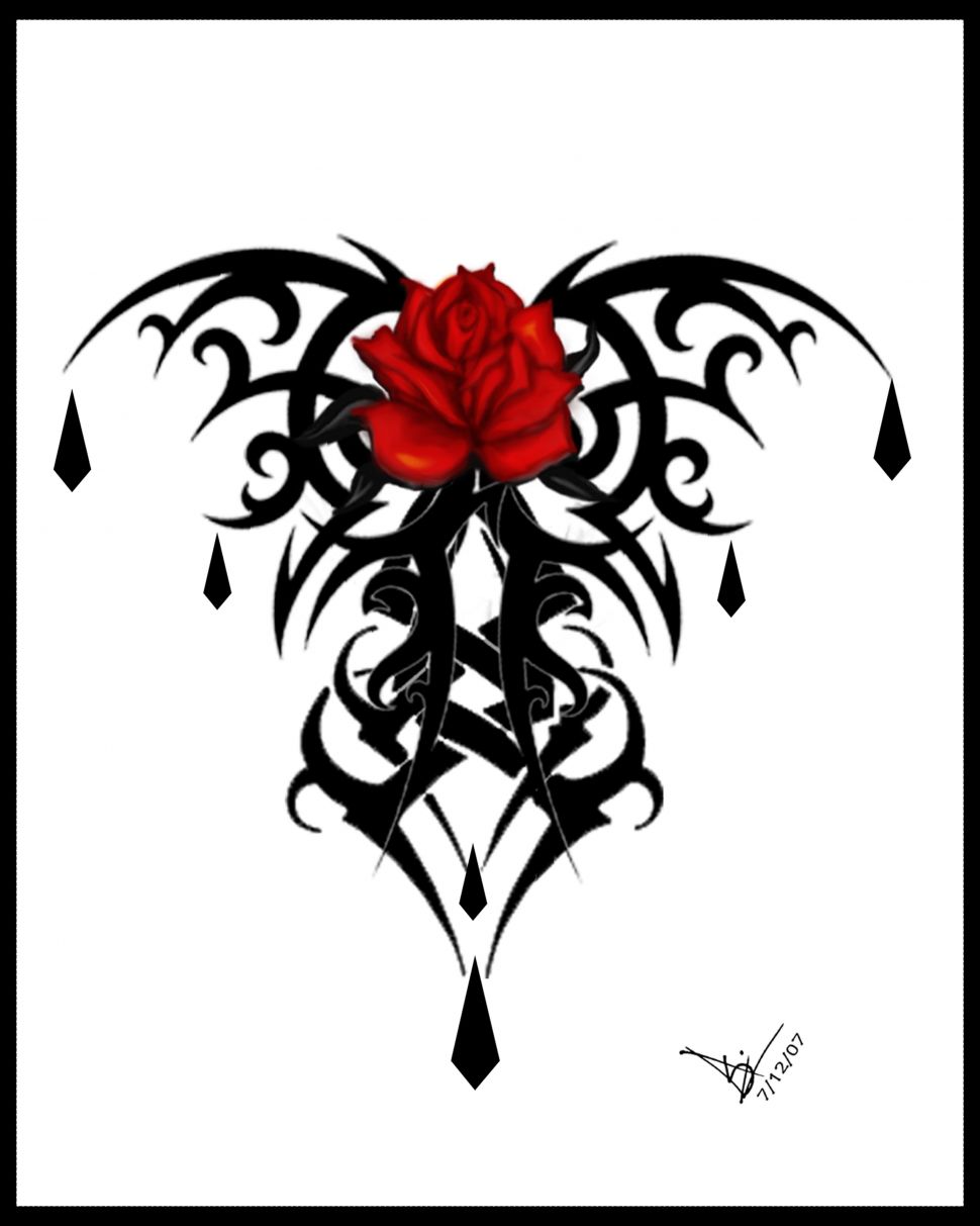 970x1213 tattoos rose tribal tattoo tattoo tribal tattoo tribal