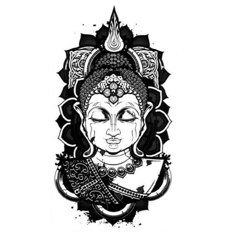 800x800 Temporary Arm Tattoodolorous Women Buddhawaterproof Big Size