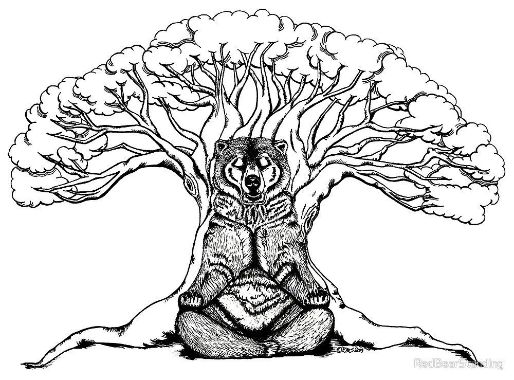 1000x739 Buddha Bear