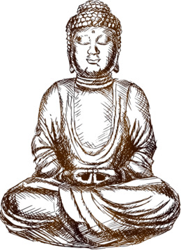 260x360 Drawing, Meditation, Art, Transparent Png Image Clipart Free