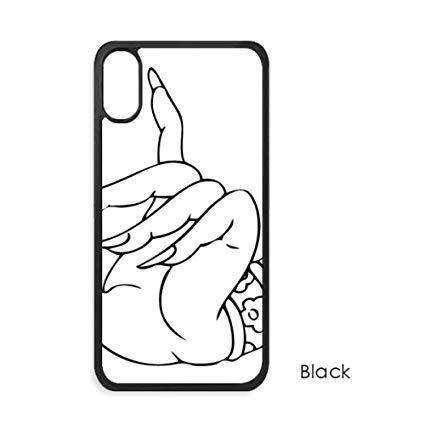 425x425 Buddhist Hand Line Drawing Pattern For Iphone Xs Cases