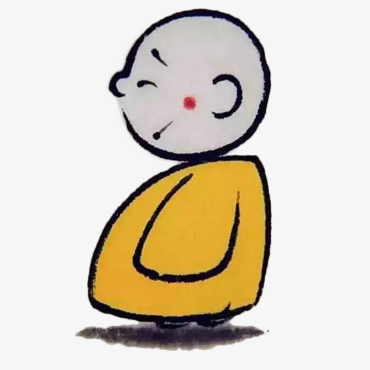 538x538 Illustrations Of Young Buddhist Monks, Monks And Priests, Ink