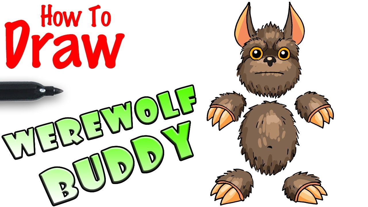 1280x720 How To Draw Werewolf Buddy Kick The Buddy