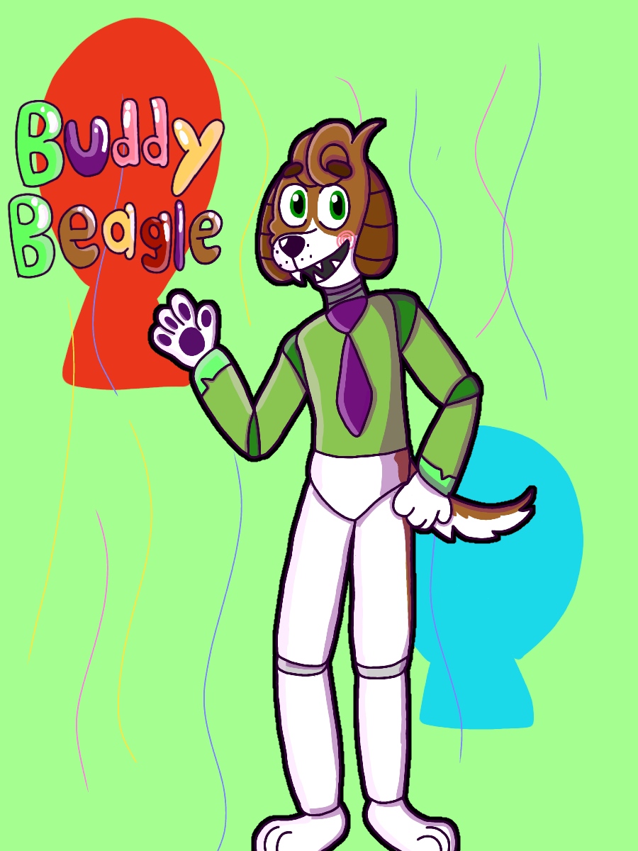 900x1200 Just A Small Drawing Of My Fnaf Oc Buddy Beagle, Hope You Enjoy