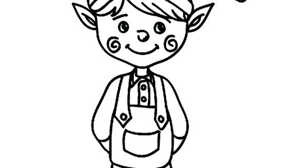 585x329 Elf On The Shelf Coloring Pages Printable Buddy Elves Colouring