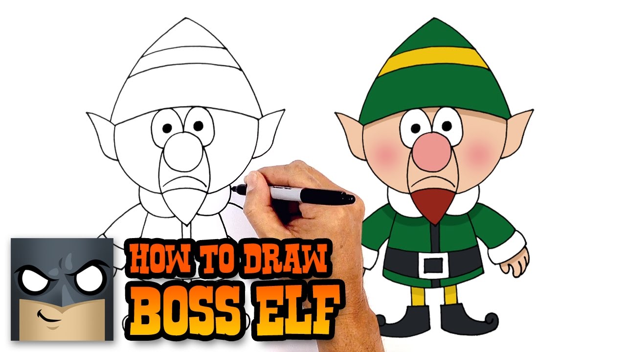 1280x720 How To Draw Boss Elf Christmas Drawing Lesson