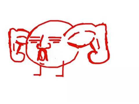 480x360 I'm Tired And I Wanted To Draw A Buff Guy With My Finger