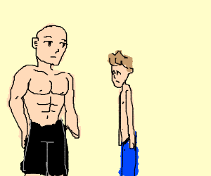 Buff Guy Drawing | Free download on ClipArtMag