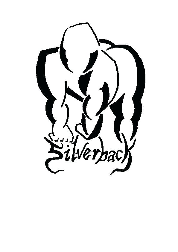 595x842 how to draw a silverback gorilla can you get as big and strong as