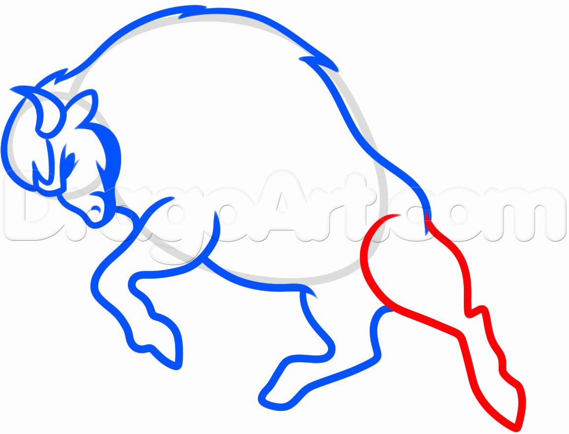 1157x883 How To Draw The Buffalo Bills, Step