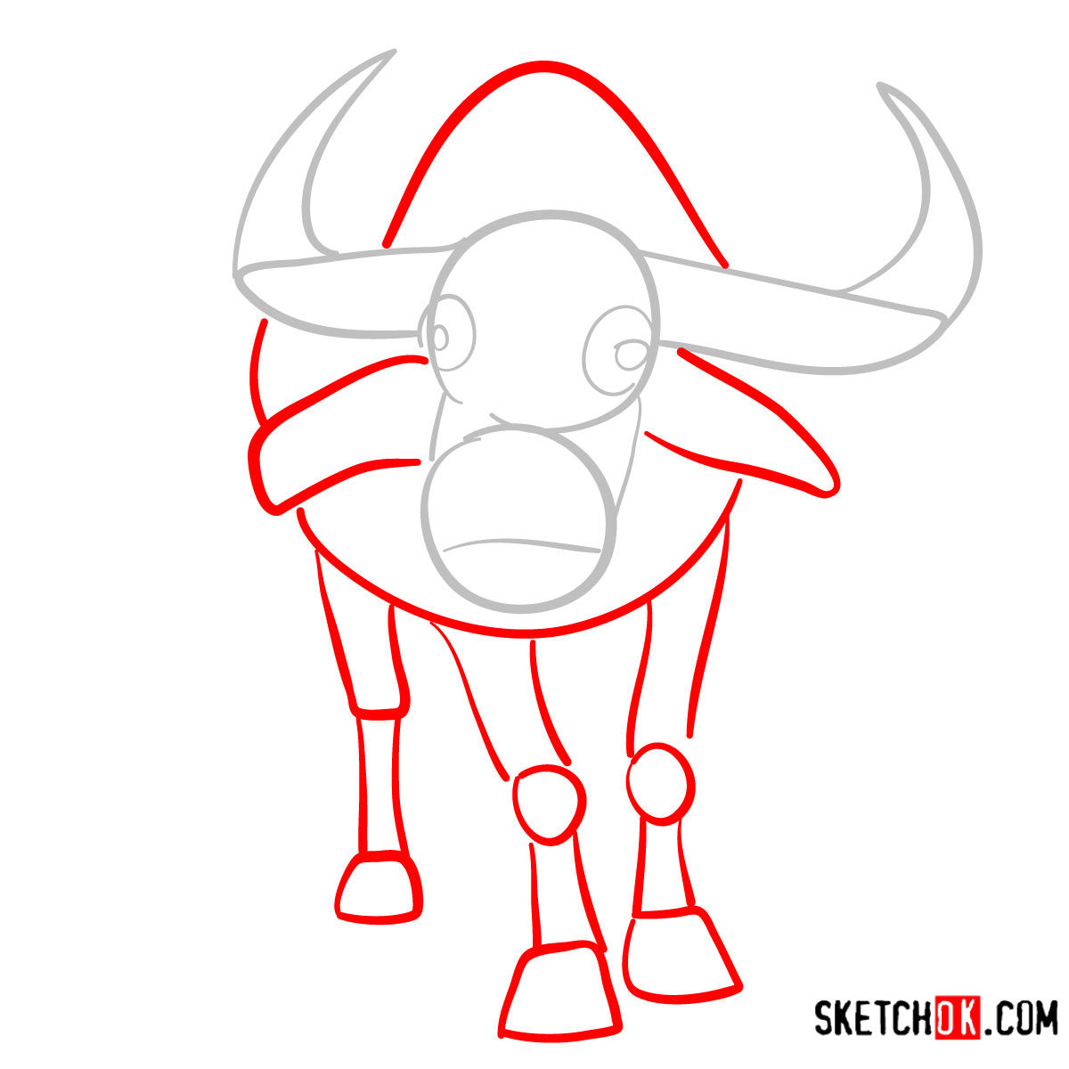 1200x1200 How To Draw A Buffalo Wild Animals