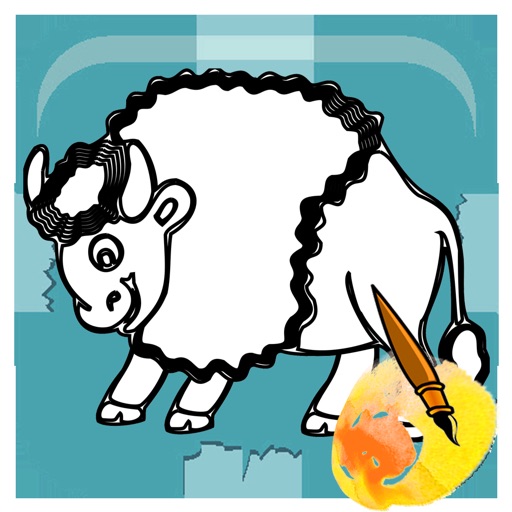 512x512 Buffalo Drawing Book For Toddle