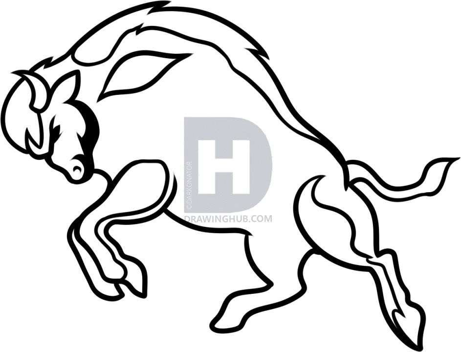 943x720 How To Draw The Buffalo Bills, Step