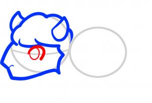 302x206 How To Draw How To Draw A Buffalo For Kids