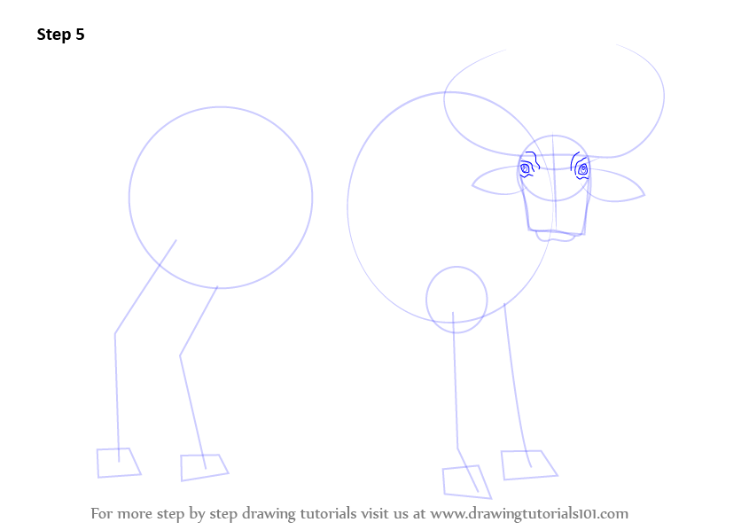 845x598 Learn How To Draw A Water Buffalo