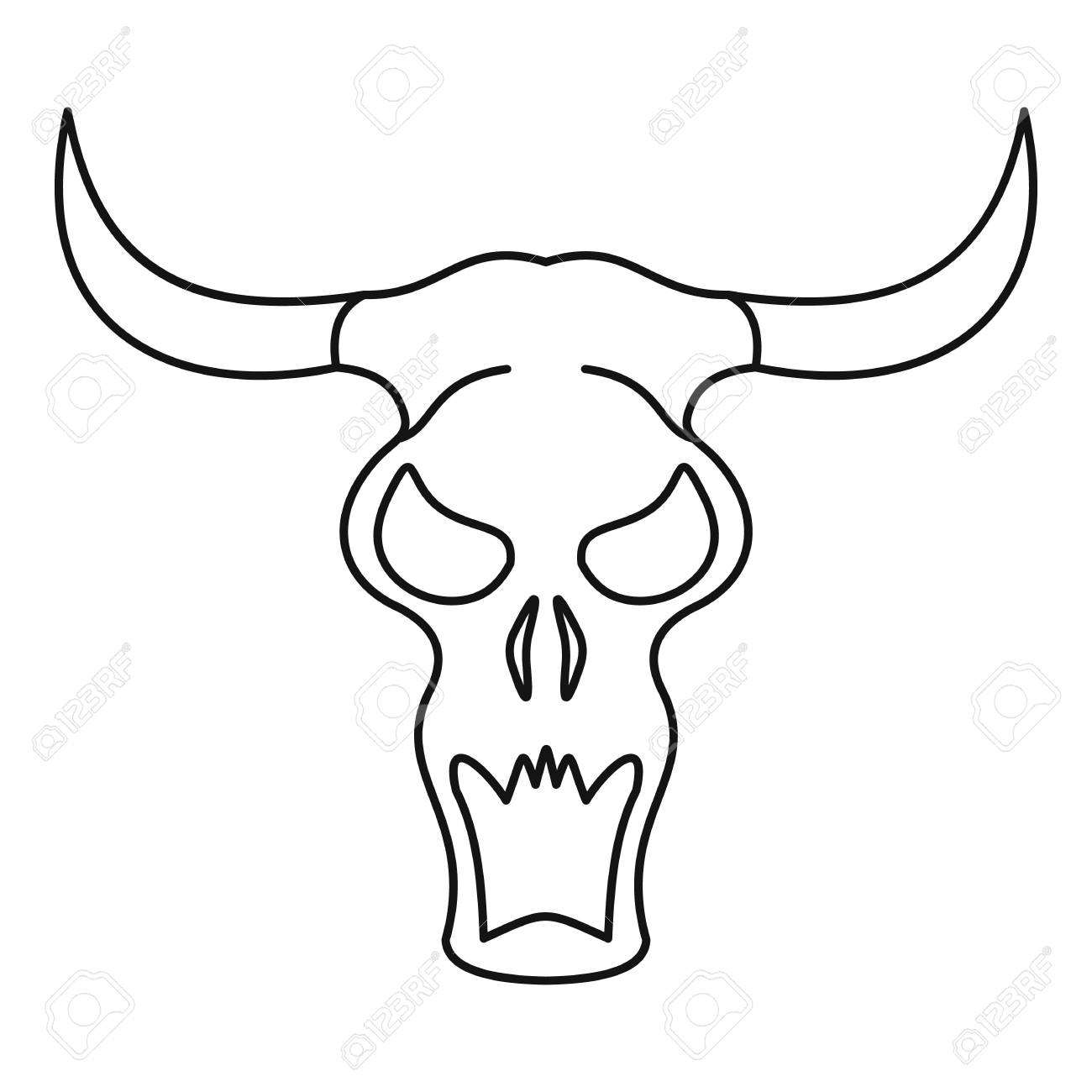 1300x1300 Huge Collection Of 'buffalo Outline Drawing' Download More Than