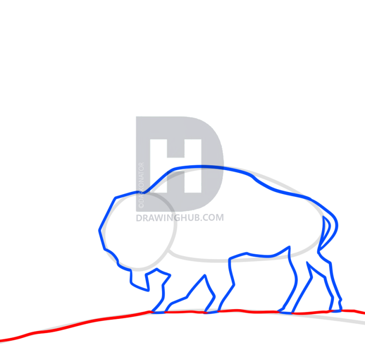 750x720 plains scenery drawing tutorial, step