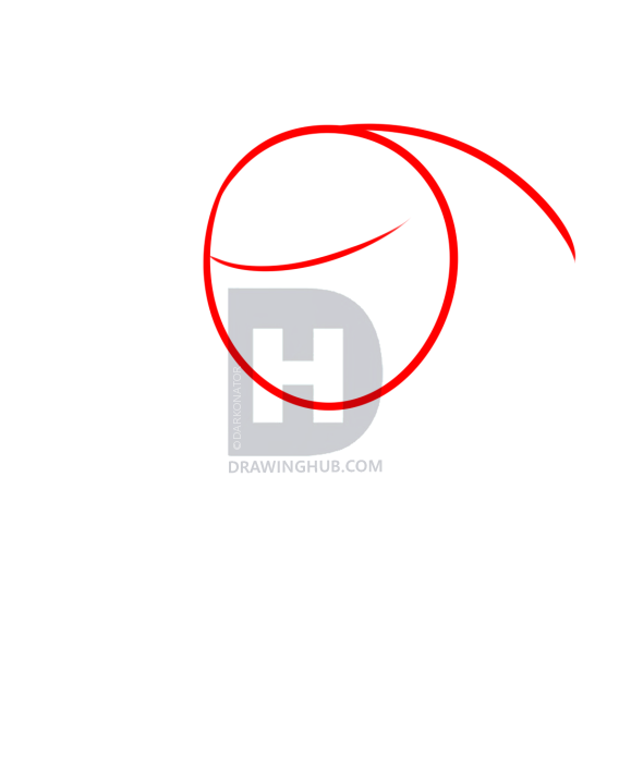 568x719 Buffalo Dream Catcher Drawing Lesson, Step