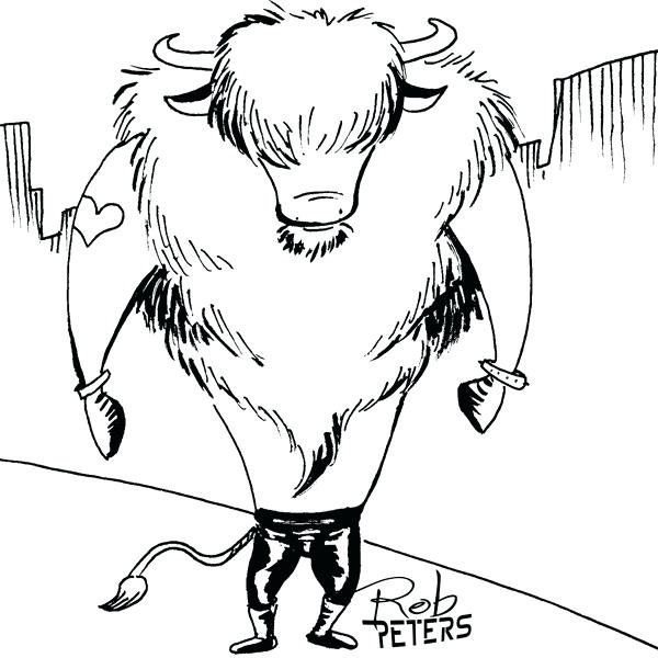 600x600 buffalo drawings charcoal drawings