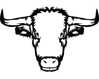 340x270 Bull Riding Drawing Etsy