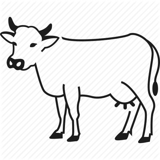 512x512 Collection Of Free Buffalo Drawing Outline Download On Ui Ex