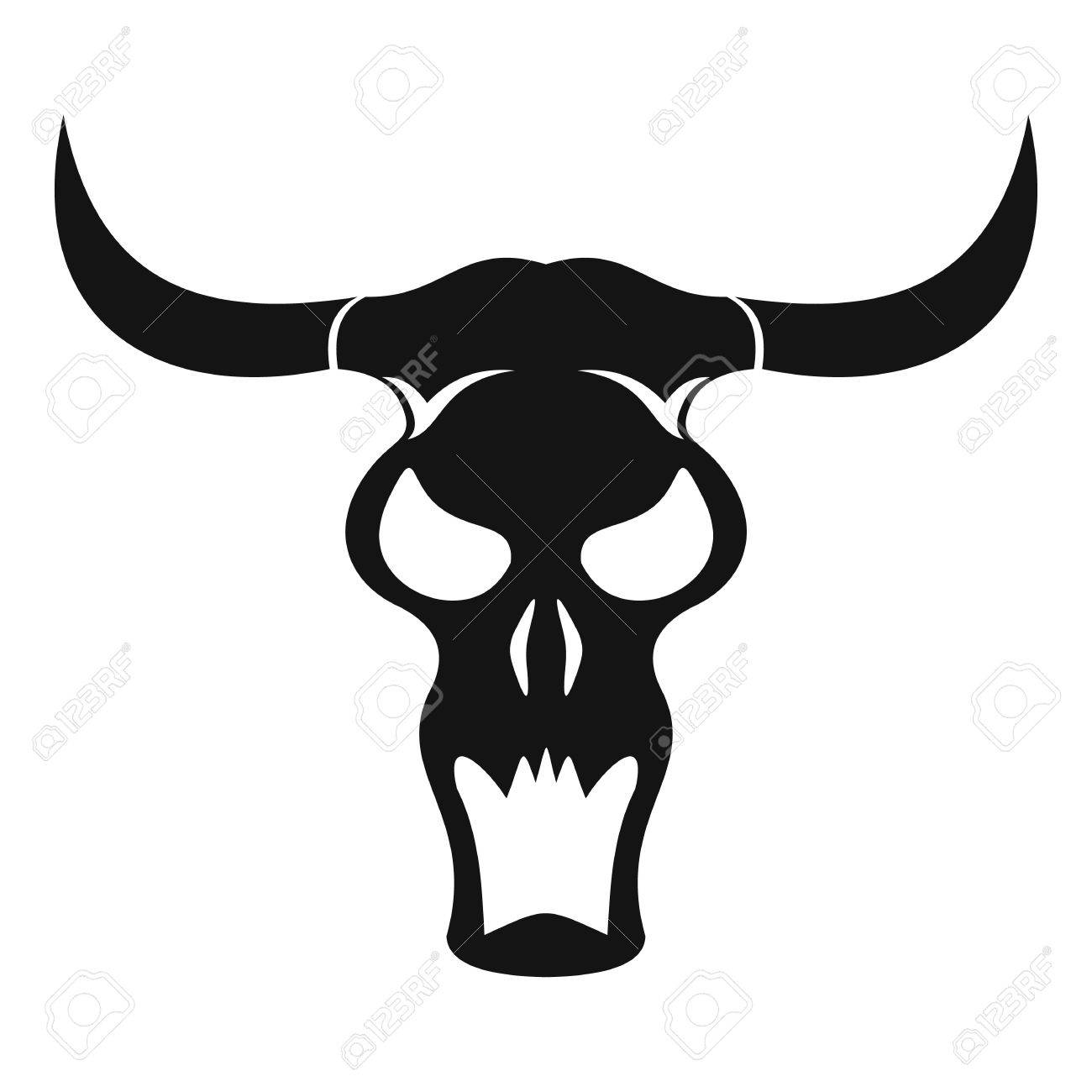 1300x1300 Buffalo Skull Clipart