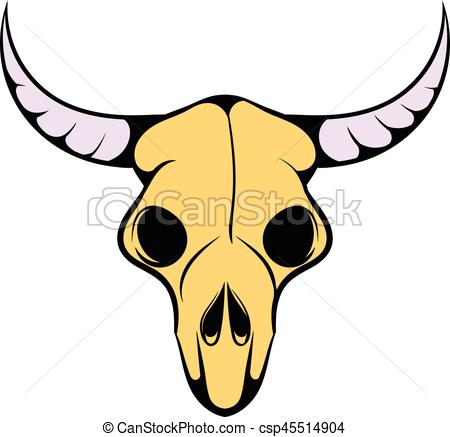 450x437 buffalo skull icon, icon cartoon buffalo skull icon n