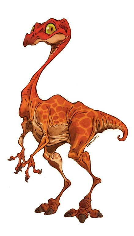 438x772 Gallimimus
