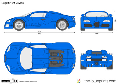 400x283 bugatti veyron vector drawing