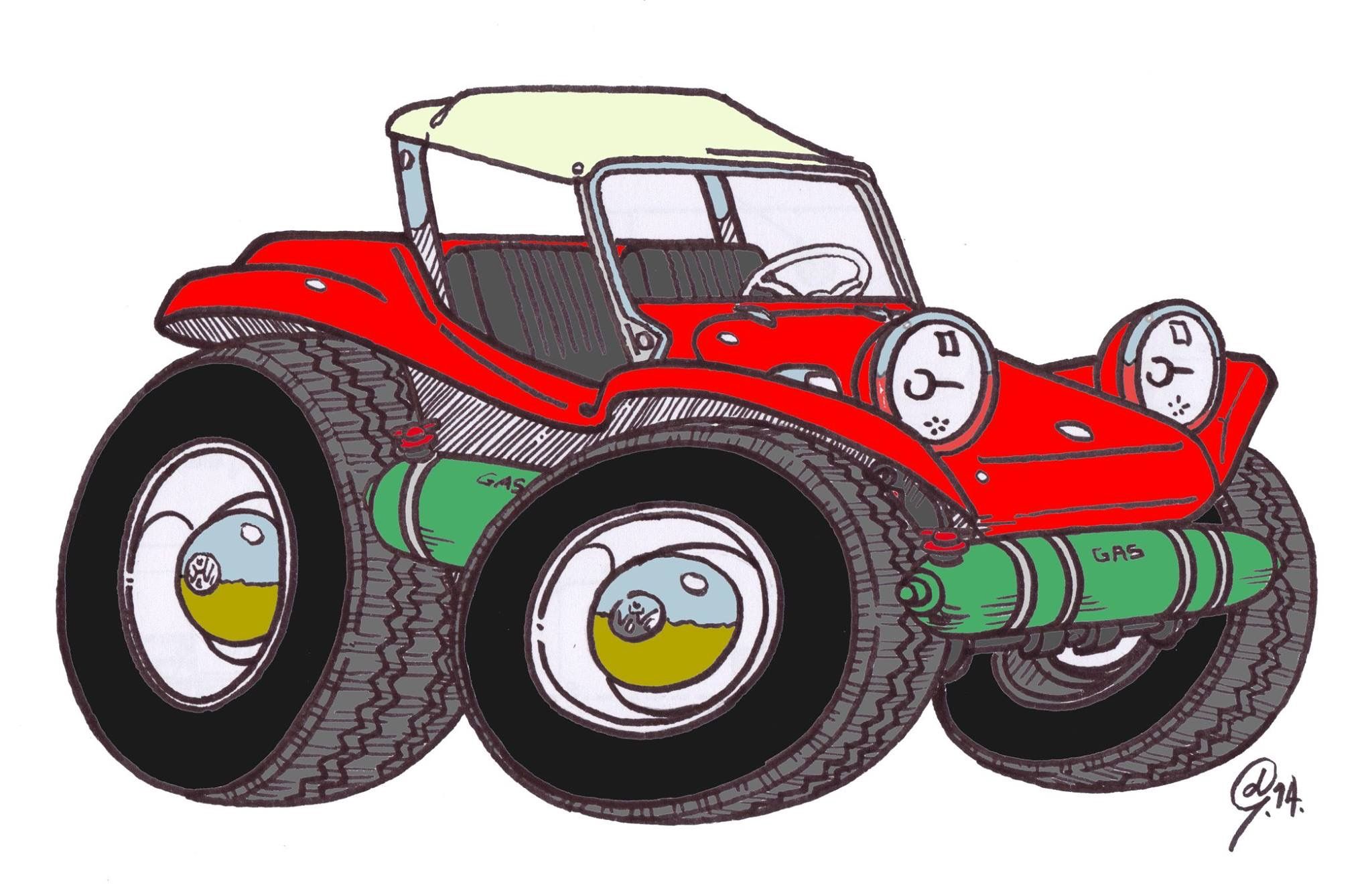 Buggy Drawing Free download on ClipArtMag