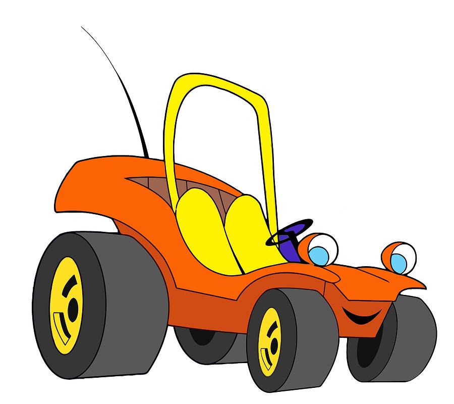 900x800 Speed Buggy Drawing