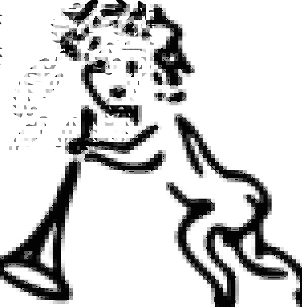 596x606 cherub drawing trumpet for free download